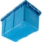 Global Industrial Distribution Container With Hinged Lid 22-3/8x13x13 Blue 257810BL - alternate 2